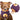 KADTC “Tree Bear” Slow Feeder & Chewing Toy – Purple