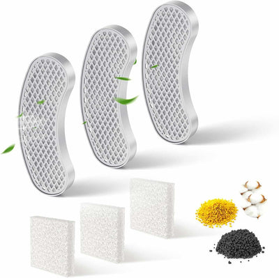 PAWLIFE Pet Water Fountain Filters Replacement & Pre-Filter Sponges
