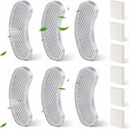 PAWLIFE Pet Water Fountain Filters Replacement & Pre-Filter Sponges (6 Filters+6 Sponges)