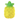FOFOS Fruity-bites Squeaky Dog Toy Jelly Pineapple