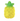 FOFOS Fruity-bites Squeaky Dog Toy Jelly Pineapple