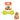 LaRoo Squeaky Dumbbell Rubber Dog Toy