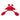 Q-Monster Red Crab Interactive Tug Dog Toy