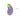 FOFOS Vegi-Bites Dog Toy - Eggplant Size