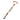 DUOMM Outdoor Reflective Leather Handle Round Leash
