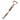 DUOMM Outdoor Reflective Leather Handle Round Leash