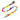 HiDREAM Rainbow Adjustable Leash