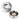 PULIDI Double-Layer Stainless Steel Slow Feeder Bowl