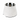 SUPER DESIGN Decal Elevated Stainless Steel Pet Bowl(white)