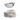 SUPER DESIGN Stainless Steel Decal Tilted Bowl